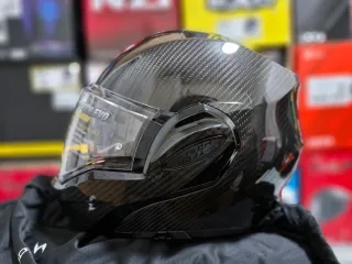Casco Modular Exo-tech Evo Carbono Brillo