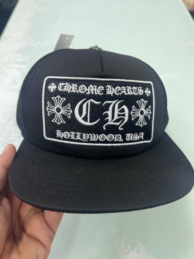 Cappello Trucker Chrome Hearts Nero