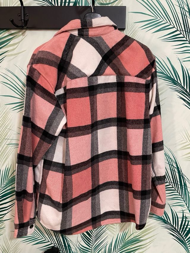 Sobrecamisa cuadros Pull&Bear Talla M