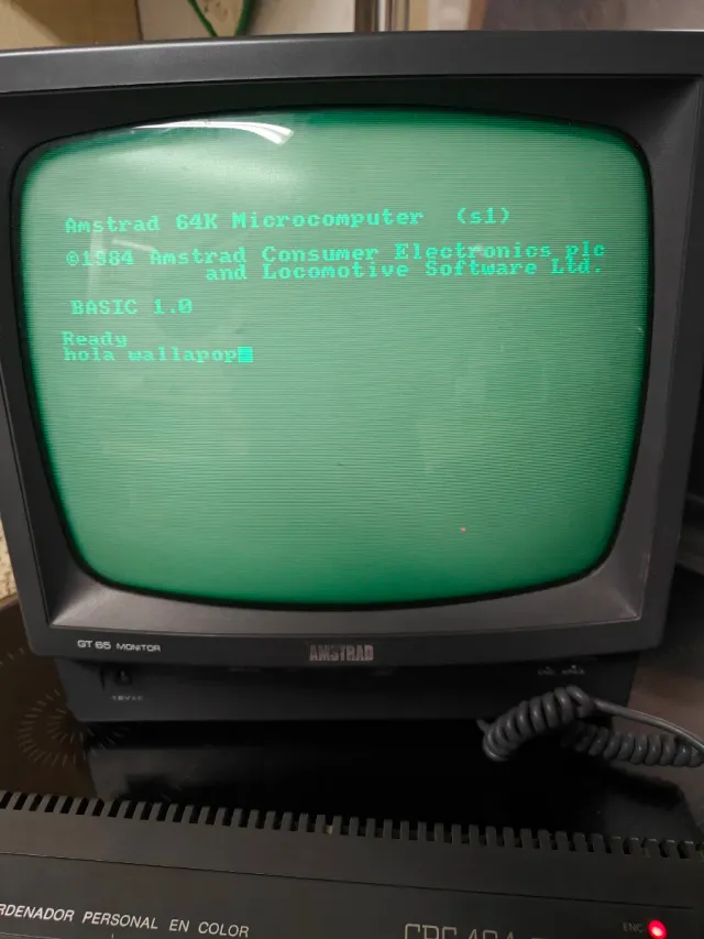 Ordenador Amstrad CPC 464