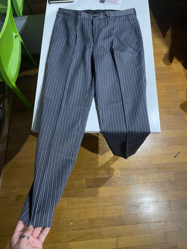 Pantalón rayado de fallero, talla 46.