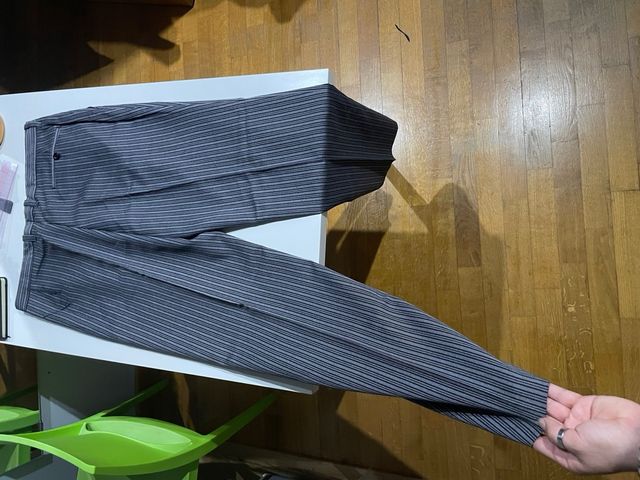 Pantalón rayado de fallero, talla 46.