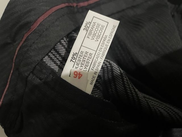 Pantalón rayado de fallero, talla 46.