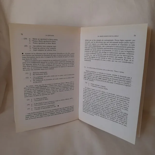 La sintaxis. 1 Principios teóricos. Oración simple