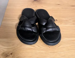 Sandalias planas TOPSHOP negras
