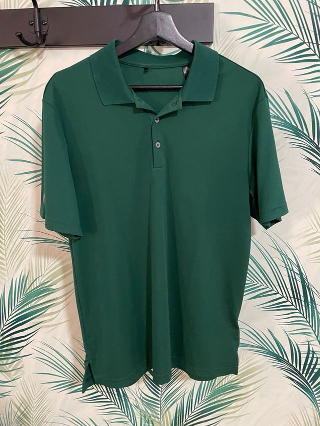 Polo Adidas Verde Talla M