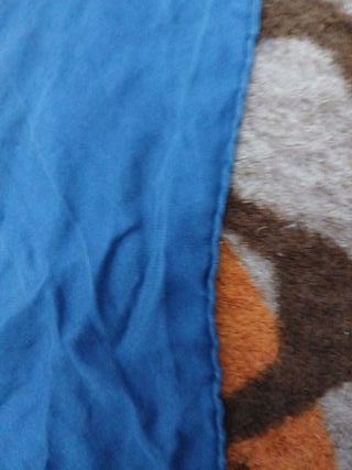 Pañuelo Yves Saint Laurent Azul Naranja