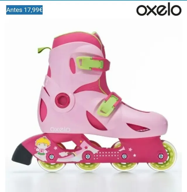 Patines Decathlon Talla 32-34 Rosas
