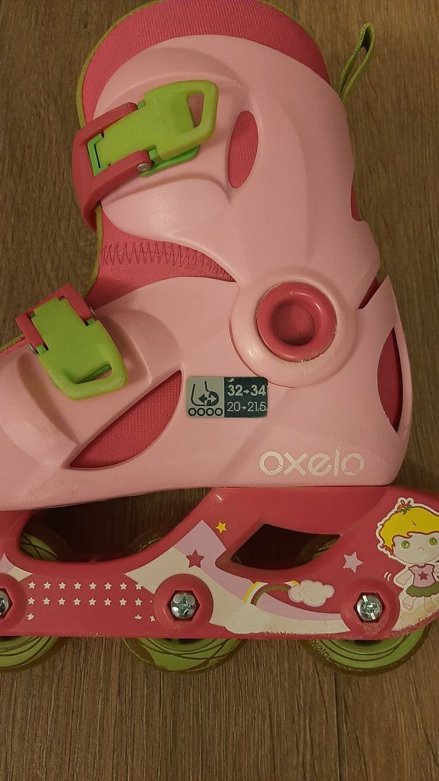 Patines Decathlon Talla 32-34 Rosas