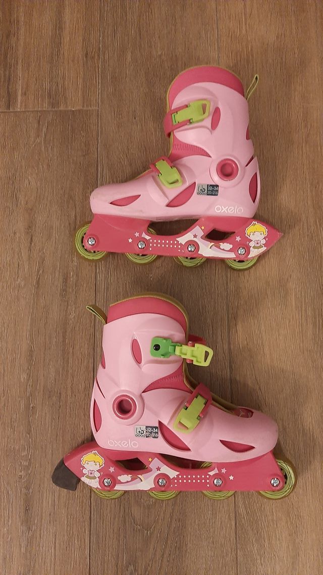 Patines Decathlon Talla 32-34 Rosas