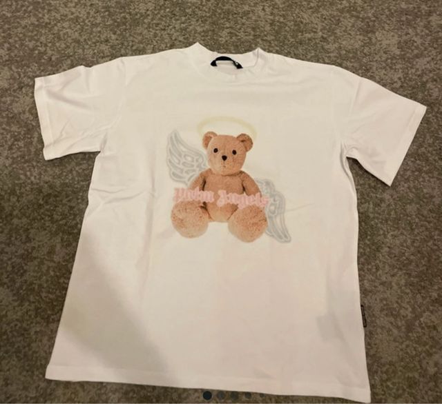 Camiseta Palm Angels Oso Alado Blanca