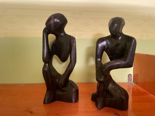 figuras de ébano de África occidental