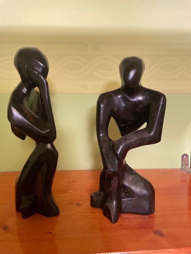 figuras de ébano de África occidental