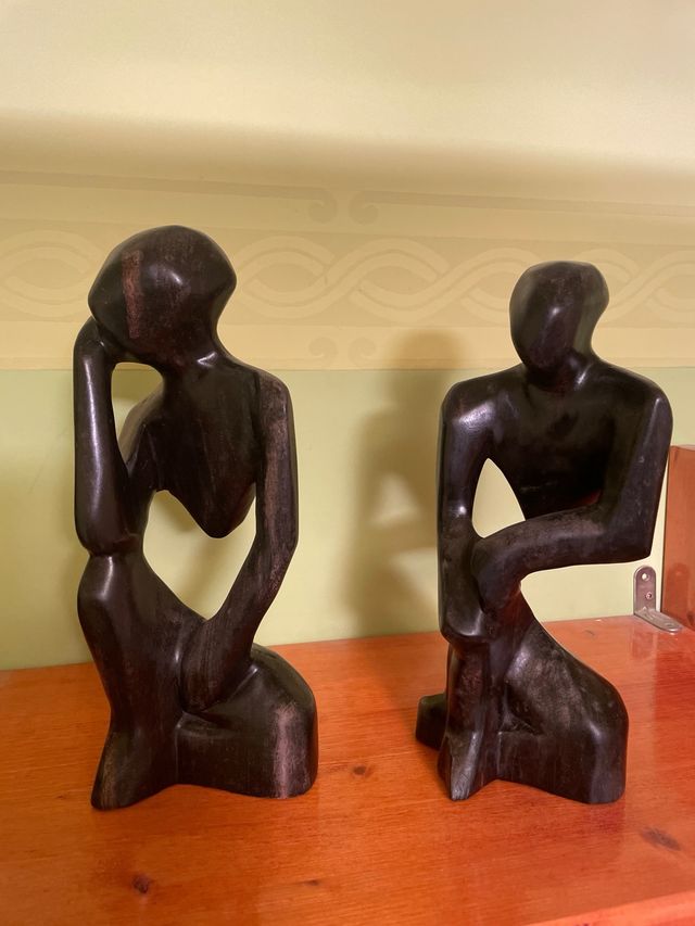 figuras de ébano de África occidental