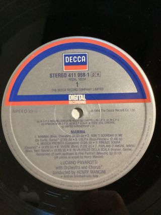 Pavarotti - Mamma LP Vinile 1984