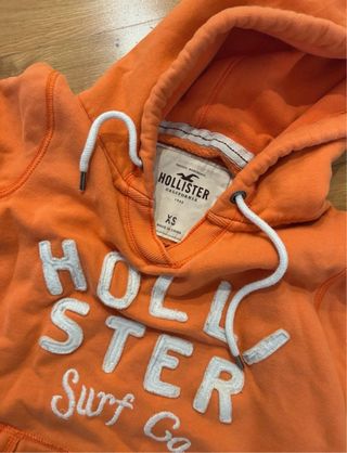 Sudadera Hollister Talla XS Naranja