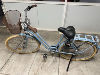 Bicicleta Elops Azul con Cesta talla L/XL