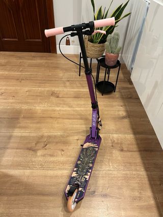 Patinete infantil Oxelo morado/rosa