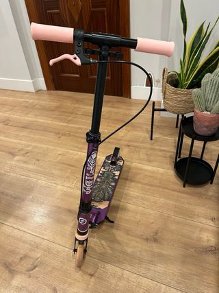 Patinete infantil Oxelo morado/rosa