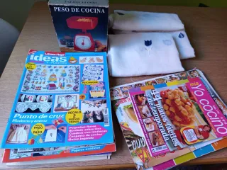 Lote Revistas Cocina, Manualidades y Báscula