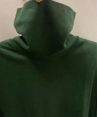 Abito Zara donna collo alto verde taglia S