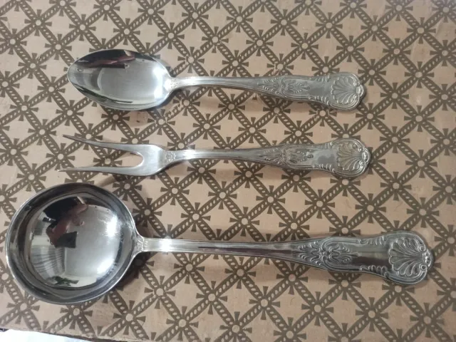 Cubertería plateada 12 servicios