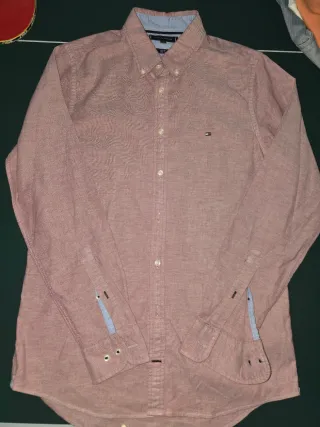 Camicia Tommy Hilfiger Uomo Taglia M Rossa