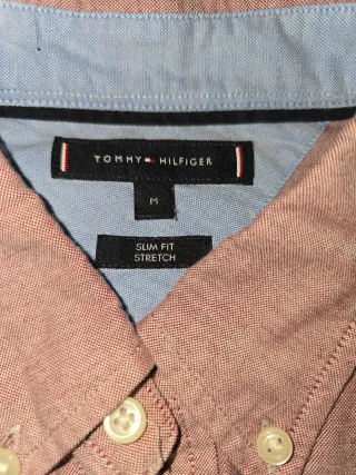 Camicia Tommy Hilfiger Uomo Taglia M Rossa