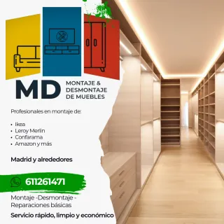 Montaje de muebles y desmontaje económicos.