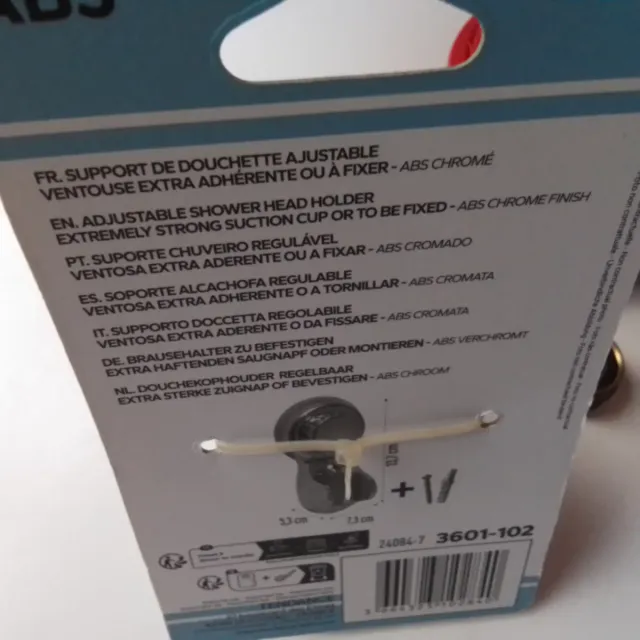 Kit Manguera Ducha Cromo y Rojo