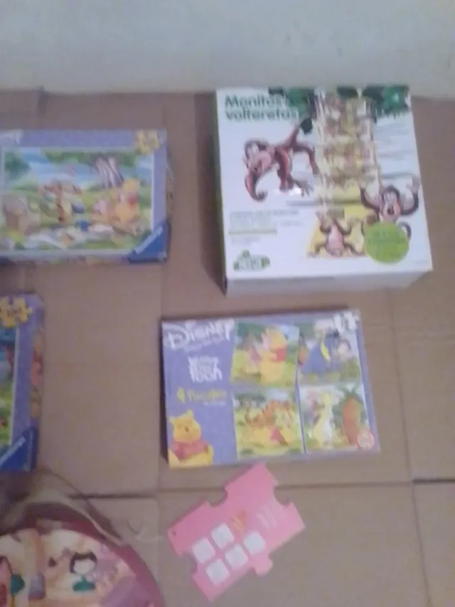 Lote 5 Puzzles Infantiles Disney