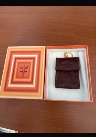 Portamonete Chevin Kuster marrone