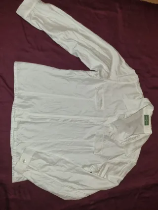 Camisa Roberto Verino blanca cremallera