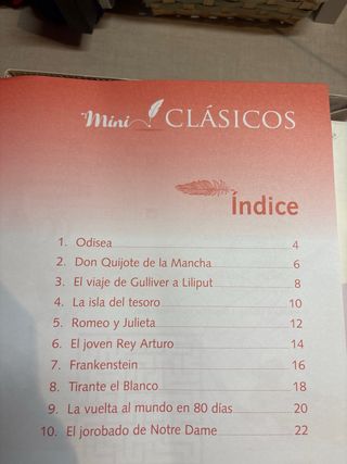 colección mini clásicos 9 libros infantiles