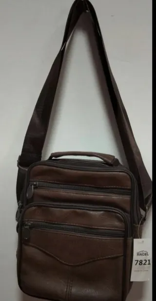Borsa tracolla uomo Angel marrone