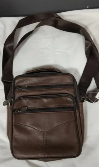 Borsa tracolla uomo Angel marrone