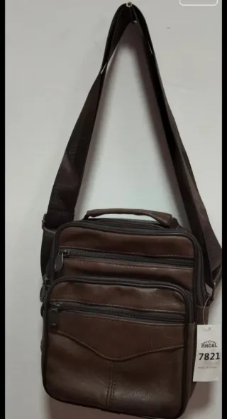 Borsa tracolla uomo Angel marrone