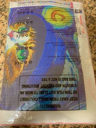 Diamond painting gatto 30x40 cm