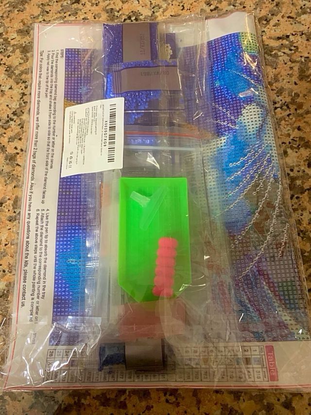 Diamond painting gatto 30x40 cm