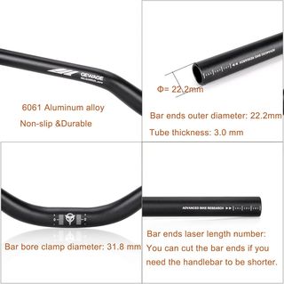 GEWAGE Manillar Elevador Bicicleta 780mm