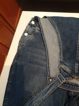 Peto vaquero mujer de premama