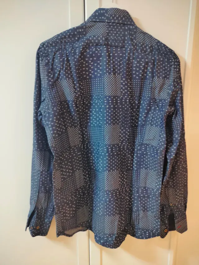 Camisa chico BERTO azul