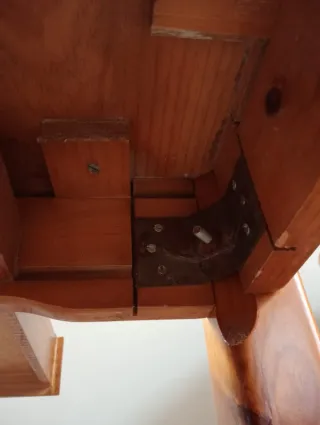 Mesa de comedor de pino macizo