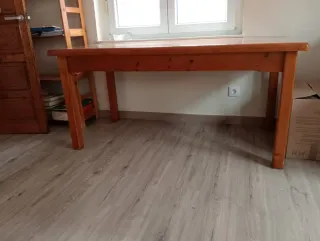 Mesa de comedor de pino macizo