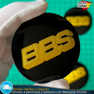 Emblema BBS 56mm Aluminio Tapas Tapacubos