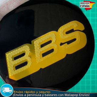 Emblema BBS 56mm Aluminio Tapas Tapacubos