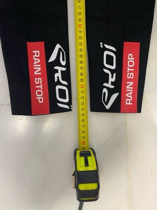 Perneras Ciclismo EKOI Rain Stop Negras talla L ￼