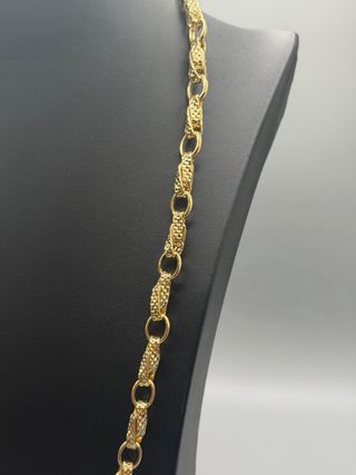 Ref292 Cadena de diseño de oro de 18k