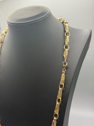 Ref292 Cadena de diseño de oro de 18k