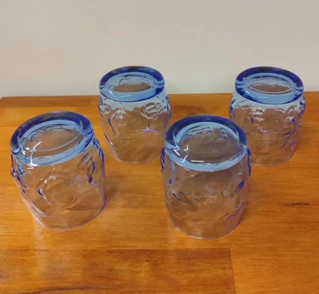 Set 4 Bicchieri Disney Blu